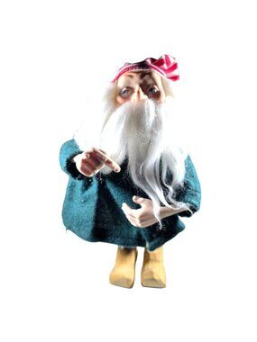 Dept 56 Elf Figurine Mistleberry Striped Hat Wooden Shoes Christmas holiday